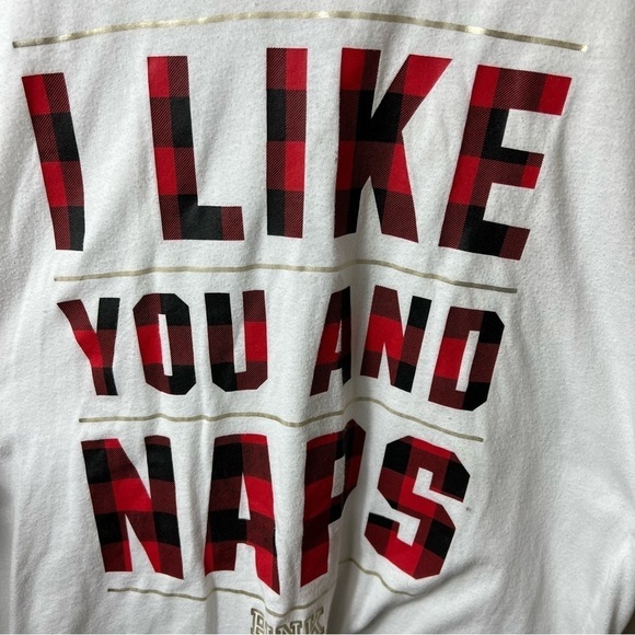 VS Pink I Like You and Naps Sleep Tee - Picture 3 of 5